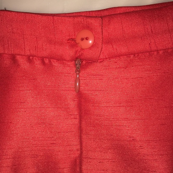 Vintage Rina Rossi Pencil Skirt Size 14 Orange - Picture 3 of 10